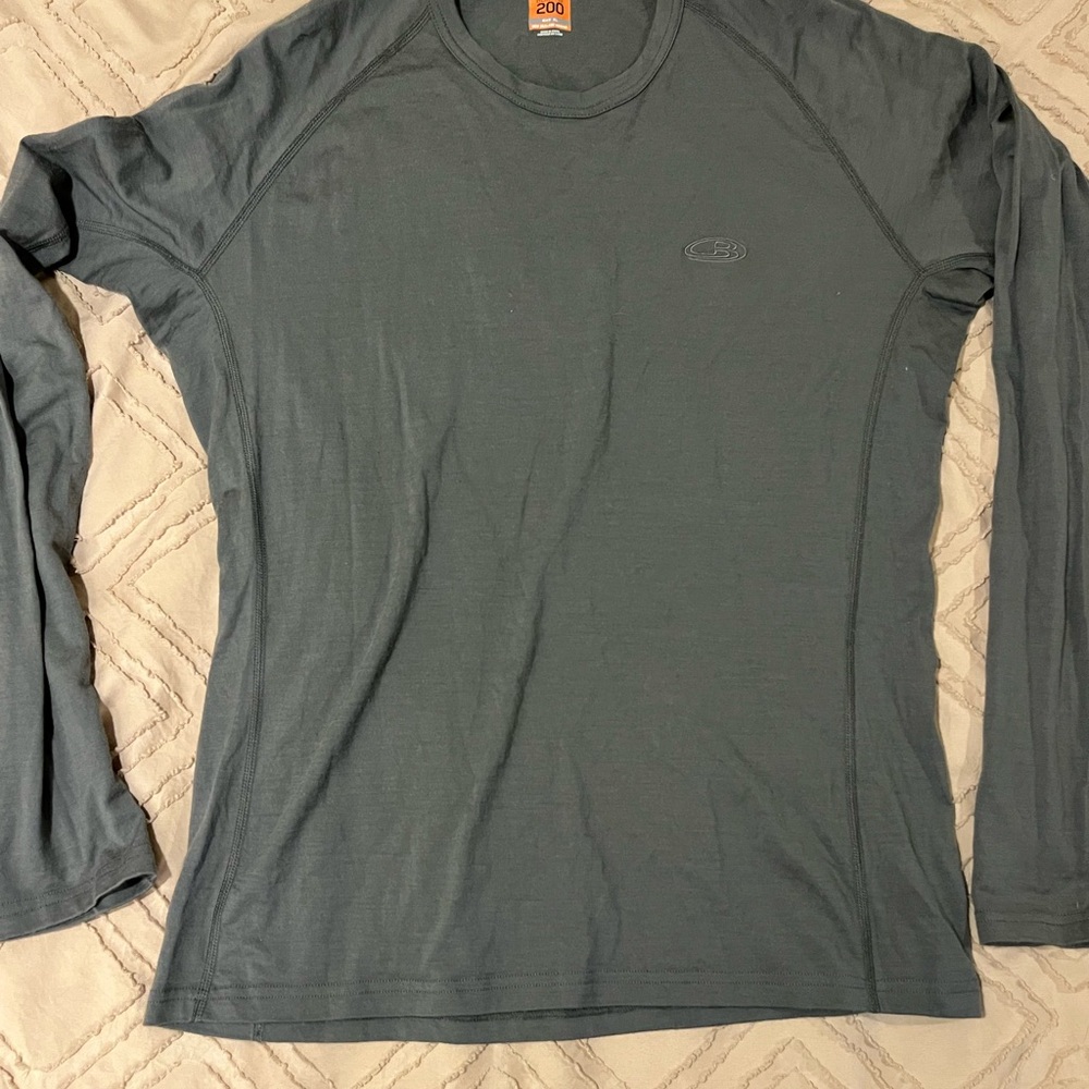Icebreaker Long Sleeve Shirt - Dark Gray